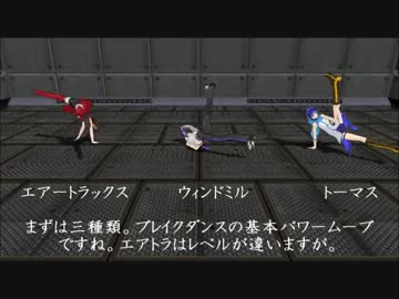 【MMD】ブレイクダンス＆アクロバット基本形