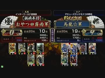 戦国大戦　頂上対決　2013/3/28　おやつ＠霧雨軍　VS　馬龍☆軍