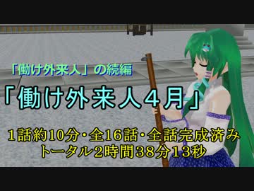 【予告】働け外来人４月【MMDドラマフェス2支援】