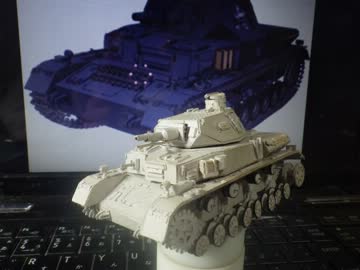ボール紙でⅣ号戦車D型作ってみた