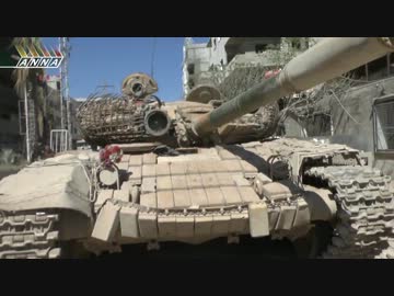 【シリア】DIYで装甲を施した SAA戦車