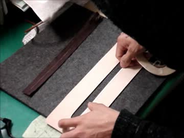 [レザークラフト]ショルダーバッグ作ってみた[製作動画]