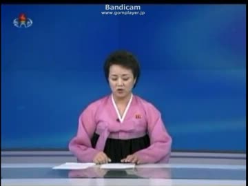 朝鮮中央放送の番組 4月2日 午後8時50分ごろ