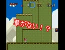 【非改.造マリオ】草の生えている地面以外の地面踏めない縛り！3+α