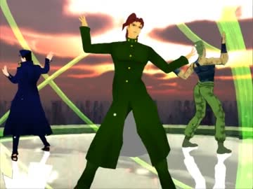 【ジョジョ】花京院でトリノコシティ【MMD】