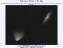 4月3日｢パンスターズ彗星とアンドロメダ大銀河｣-Astronomy Picture of the Day