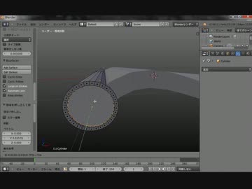 Blender。5分で出来る瓦屋根のCGモデリング。