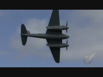 デ・ハビランド モスキートFB　デモ飛行