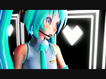 【MMD】すっぴんでデフォルト服のＴｄａミクさんでMasked bitcH！