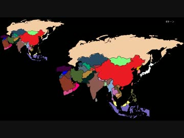 アジア侵略ゲーム(仮称)のマップ公開　詳しくは投稿者コメント参照