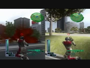 地球防衛軍３、いきなりINFERNO、協力プレイ、実況　４