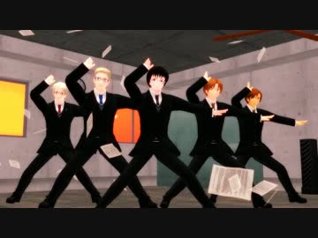 【APヘタリアMMD】枢軸+αでギガンティックO.T.N【U.TAた】