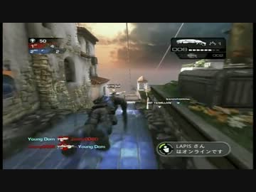 Gears of War Judgment 対戦実況＠にんじん01 Part4 (TDM on Gondola-2)