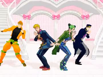 【MMD】オラ無駄親子でハートキャッチ【ジョジョ】