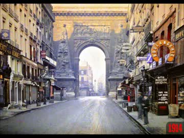 100年前から変わらないパリの町並みをどうぞ