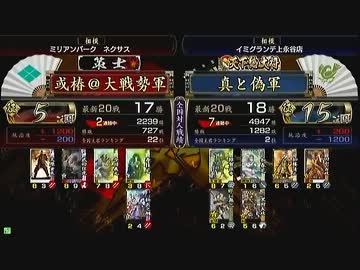 戦国大戦 頂上対決 2013/4/10 或椿軍 VS 真と偽軍