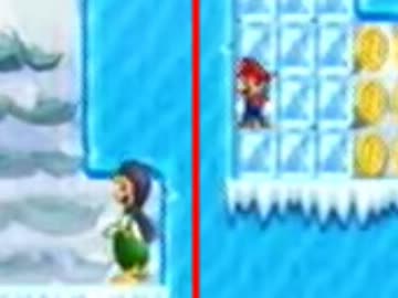 【2人実況】 画面半分にして左右でマリオ part6