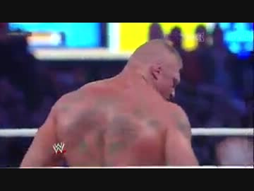 【WM29】ブロック・レスナー vs HHH【セコンドHBK】