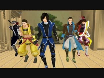 【MMD戦国BASARA】武将20人で飲みすぎんなよ～Yaaaahバババイ～【5人×4組】