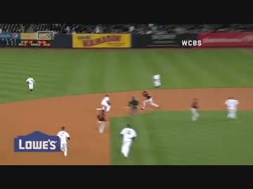 【ヤンキース】4-6-5-6-5-3-4のトリプルプレー【MLB】