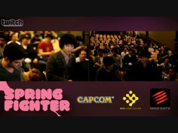 SpringFighter2013 エキシビション ウメハラ組み手 part1 スパ4AE2012