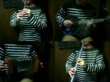 「酔いどれ元炭鉱夫とコーヒーエール」アイリッシュ楽器で弾いてみた