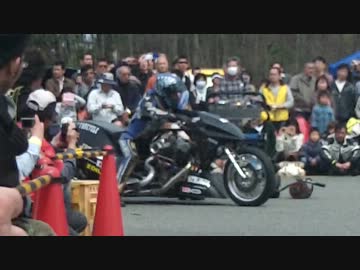 【2013車輪村】ドラッグレースマシン　デモ走行