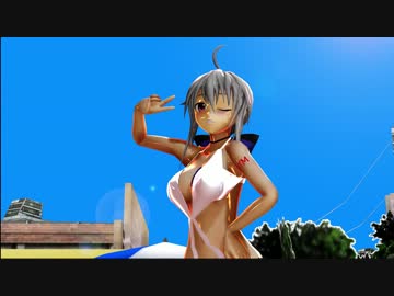 水着ハクさんでDear cocoa girls【MMDモデル配布あり】