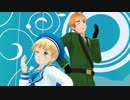 【APヘタリアMMD】 眉毛2人でMr.wonderboy
