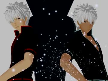 【MMD銀魂】銀時とクローン銀時で「チェックメイト」