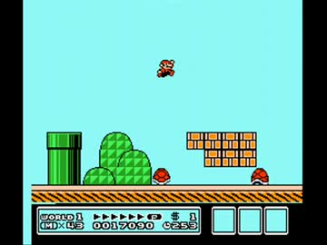 マリオブラザーズ3　TASさんが1分14秒01で残機99に