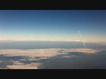 スペースシャトルディスカバリーの最終飛行を偶然飛行機から捉えた