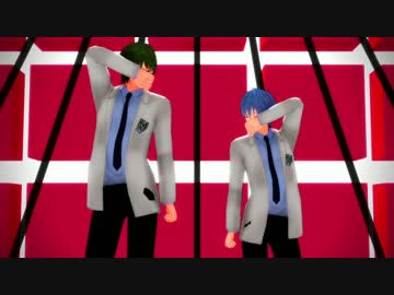 【MMD黒バス】黒と緑で「Masked bitcH」