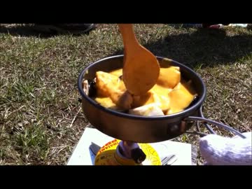 【外あそび】缶詰ちょい足し山カレー【ひさびさに山】