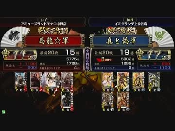 戦国大戦　頂上対決　2013/4/19　馬龍☆軍　VS　真と偽軍