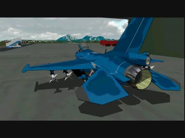 【MMD空軍】 F-2で機体選択っぽい何か 【試験飛行】