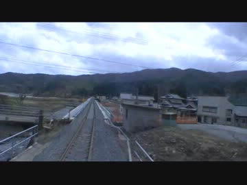 【前面展望】吉浜ー甫嶺【三陸鉄道・南リアス線①】