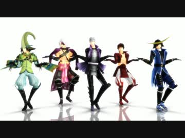 【MMD】皆で爽やかにCMM踊ってもらいました【戦国BASARA】