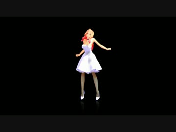 【MMD】例のあのモデルをあの神モーション用に調整してみた