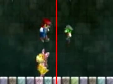 【2人実況】 画面半分にして左右でマリオ part7