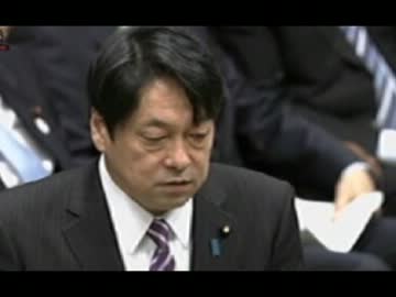 素人元防衛大臣一川議員が外交安全保障を質したつもりらしいw