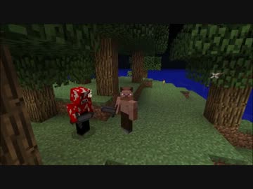 父娘でMinecraft おっさんと牛の孤島日記　第2話