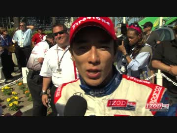 2013インディカー 第3戦 ロングビーチ TOP3インタビュー