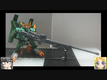 LBXドットフェイサー＆オーヴェインRS＋α　ゆっくりプラモ動画