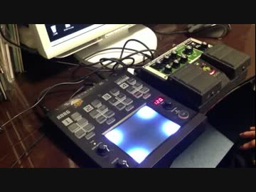 【ノイズ】BOSS RE-20 と KORG KAOSSPAD QUADでセッション