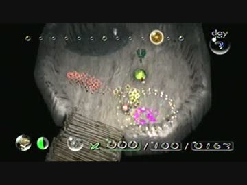 成功版 Wiiピクミン樹海のヘソ 独自ルートで一日攻略 黒壁破壊 ニコニコ動画