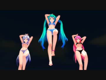 【MMD】Baby Maniacs【Miku Luka Haku】
