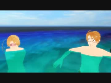 【APヘタリアMMD】新大陸と悪友でClimax Jump