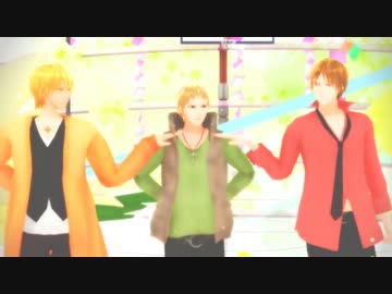 【MMD黒バス】葉+宮+黄でHurly Burly【SF金髪組】