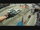 高さ4m超の自転車を操る人